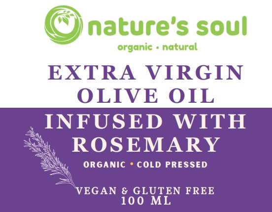 Infused Oil | Extra Virgin Olive Oil with Rosemary - Cold Pressed - Nature&
