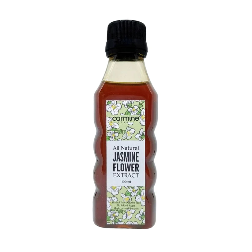 Jasmine Flower Extract | All Natural – Vegan, Gluten Free, Alcohol Free, No Added Sugar & No Added Preservatives – Carmine County – 100ml