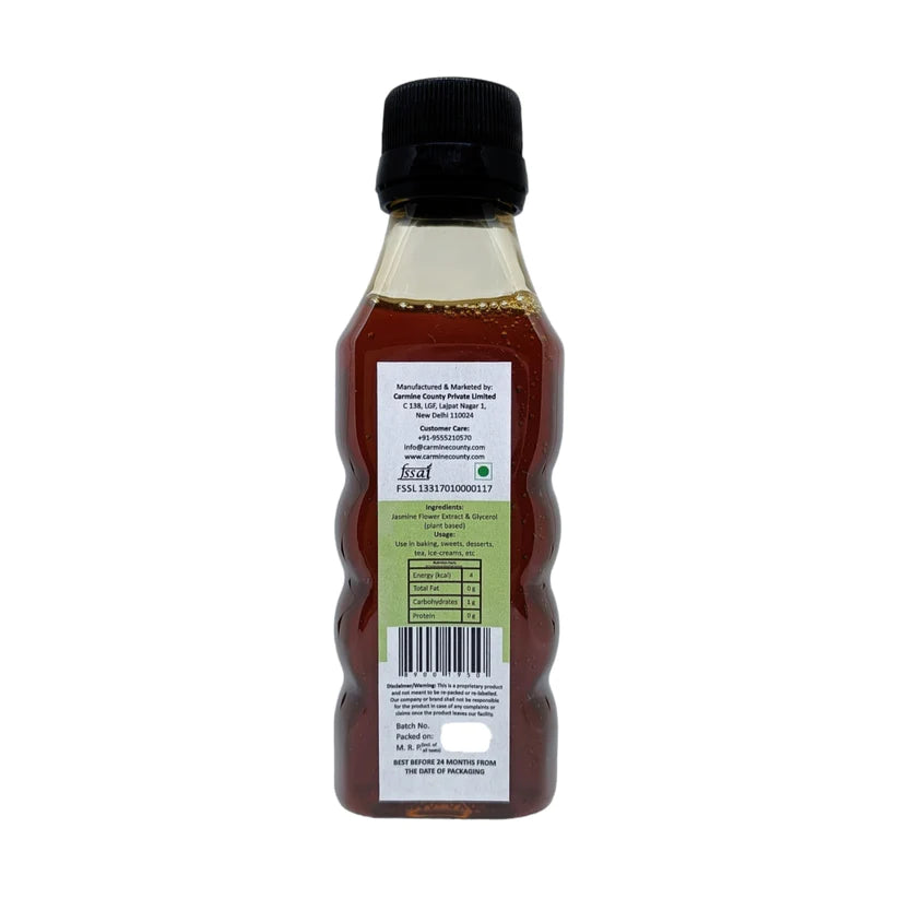 Jasmine Flower Extract | All Natural – Vegan, Gluten Free, Alcohol Free, No Added Sugar &amp; No Added Preservatives – Carmine County – 100ml