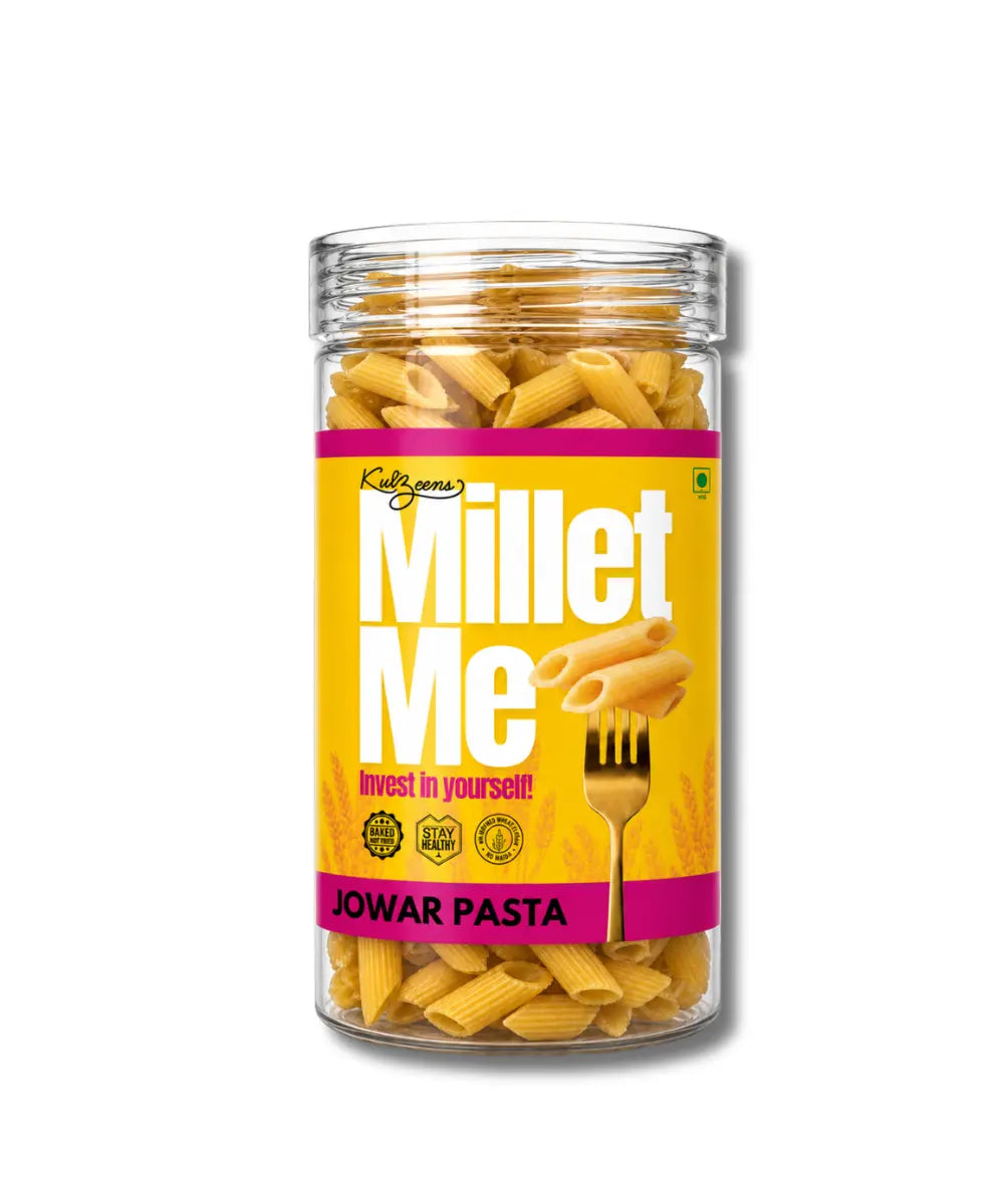 Pasta | Millet Me (Jowar Pasta) -Healthy Gluten-Free Pasta - No maida, No wheat, No Artificial Additives, No Preservatives – Kuizeens – 230gm