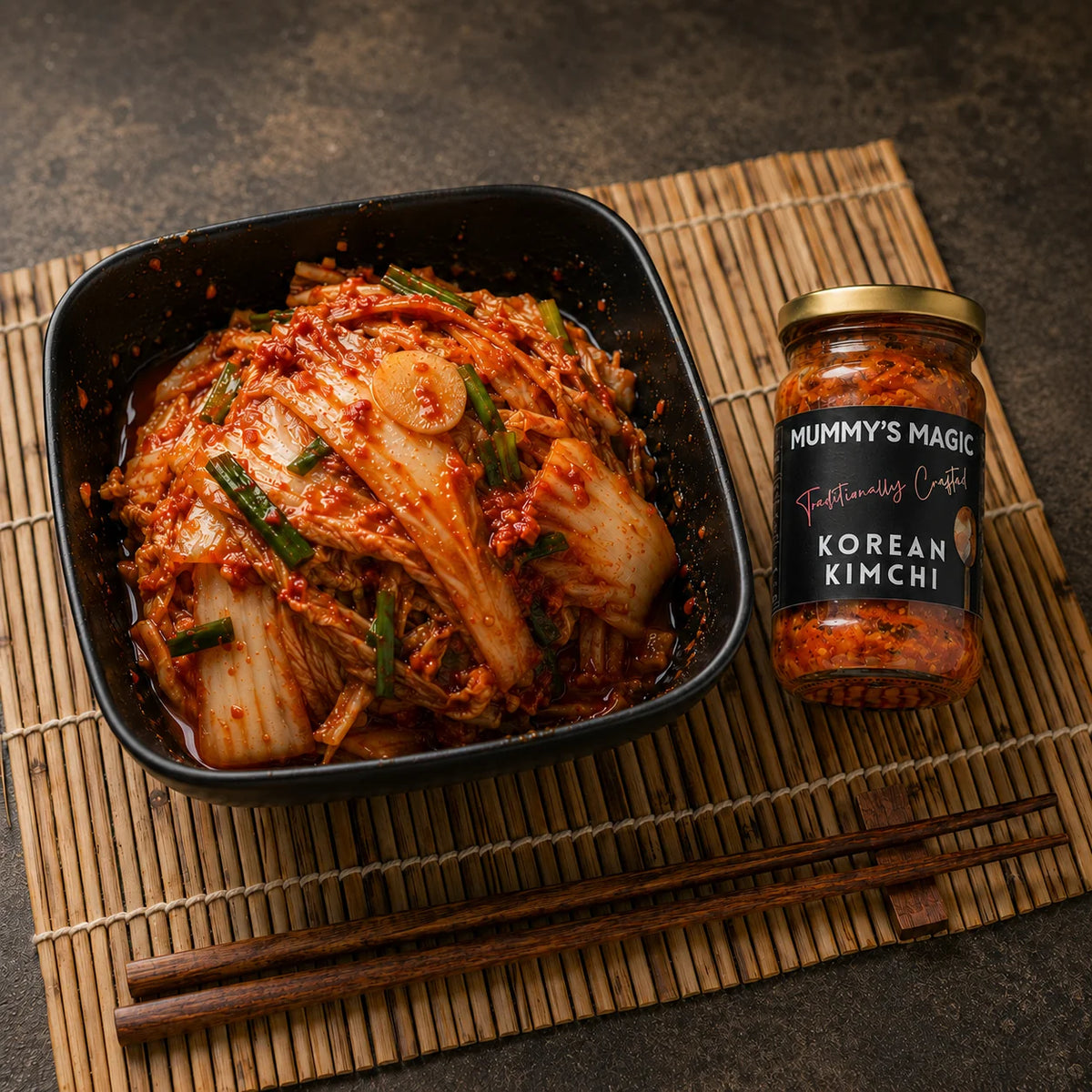 Korean Kimchi - 100% Natural - Vegan -Handcrafted flavour - No Preservatives or artificial additives – Mummy&
