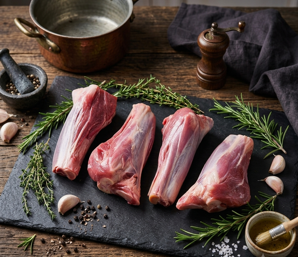 Lamb Shank Cut | Alwar, Rajasthan- Frozen – Organically Raised - Pasture Raised &amp;amp; Grass Fed – No Antibiotics And Hormone Free – Nature’s Soul – 450gm