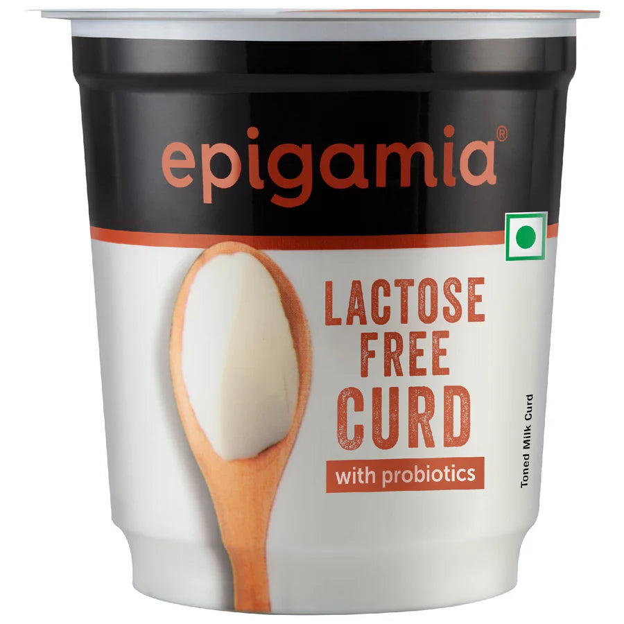 Lactose Free Curd (With Probiotics) - Lactose Free & No Added Preservatives - Epigamia - 460gm
