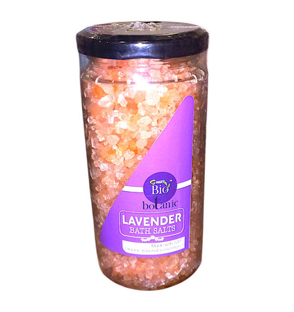 Bath Salts | Lavender Bath Salts (Made With 100% Organic Lavender Essential Oil) - Mrt Organic - 450gm