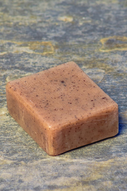 Lemongrass Scrub Luxury Bath Soap - SOS Organics - 100gm