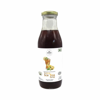 Syrup | Lemon Ice Tea Syrup (Made With Natural And Ethical Ingredients) - Natural - Sulphur Free, Cane Free, No Colors, No Preservatives &amp; No Artificial Flavour - So Good - 500ml