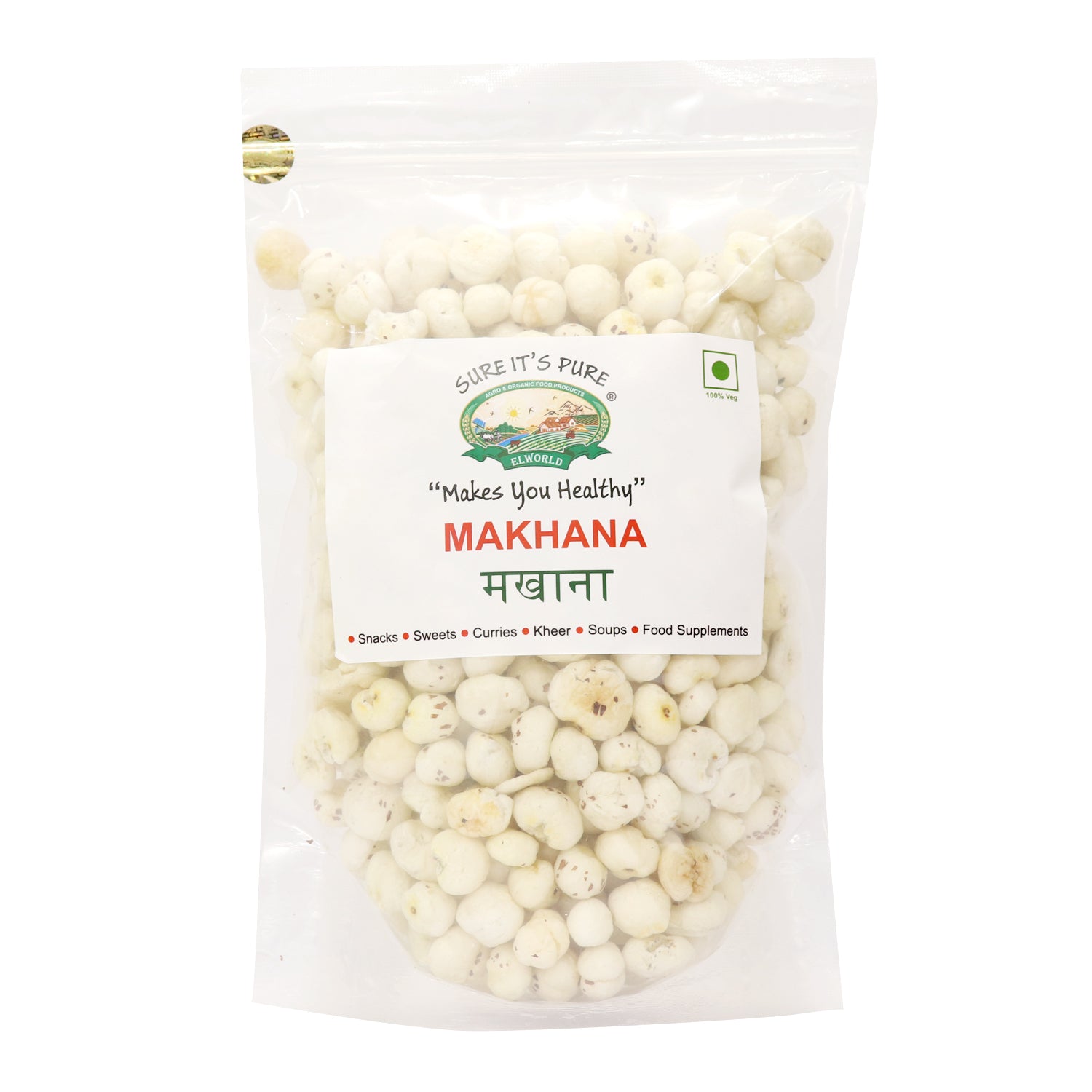 Makhana – Elworld Organic – 125gm