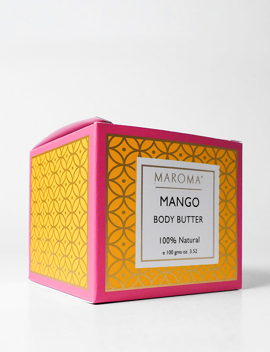 Body Butter | Mango Body Butter - 100% Natural - Maroma - 100gm