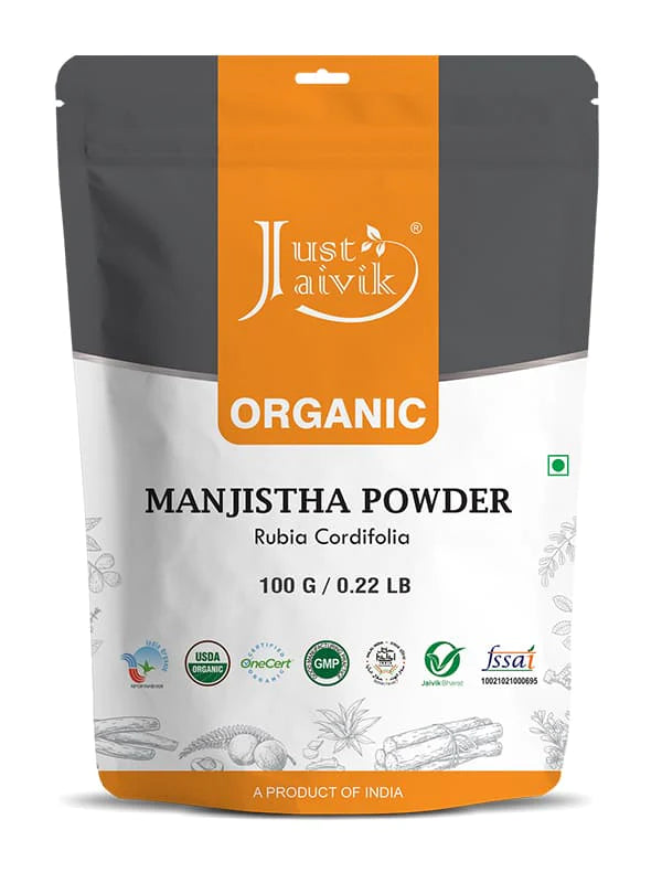 Manjistha Powder (Rubia Cordifolia) – Just Jaivik – 100gm
