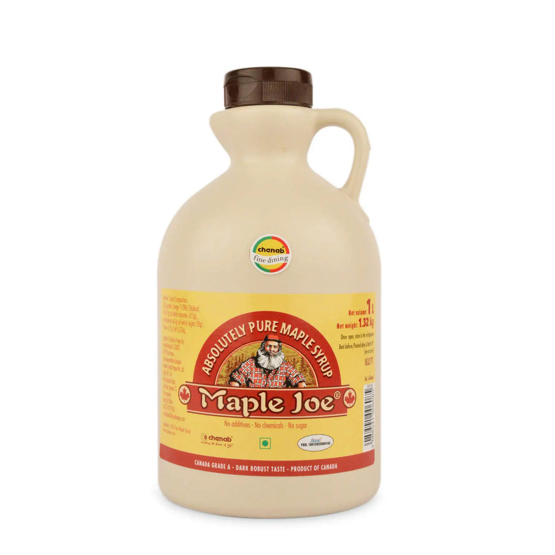 Maple Syrup | Dark Robust Taste – 100% Pure &amp;amp; Natural – No Additive &amp;amp; Chemical Free – Maple Joe – 1320gm