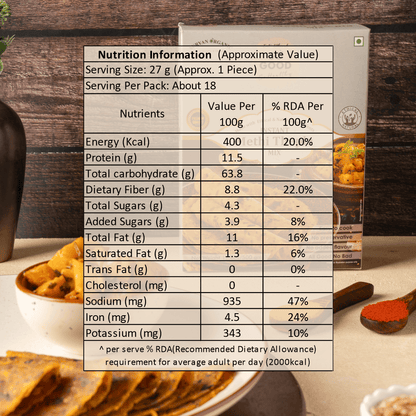 Methi Thepla | Instant Methi Thepla Mix (Made With Ethical Ingredients) -Gluten Free- No Added Preservatives &amp; No Added Flavour - SOSE – 500gm
