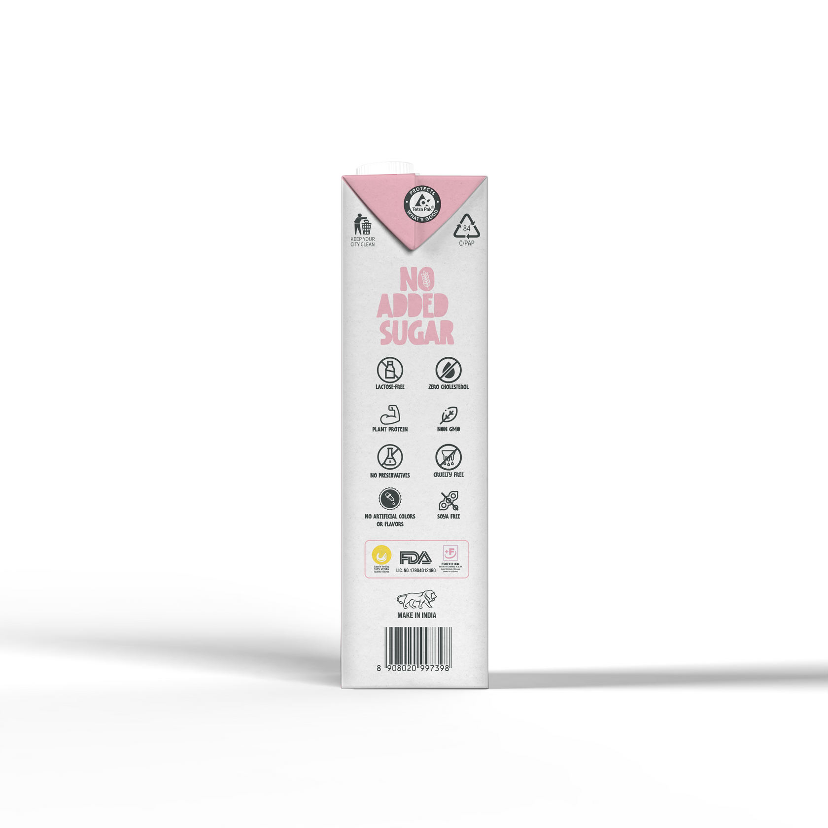 Millet Drink | Barista Edition - 80% More Protein &amp; Dietary Fibers - Cruelty Free, Soya Free, Non Gmo, No Added Sugar, Preservatives, Cholesterol, No Artificial Flavors &amp;amp; Colors - VDC - 1000ml