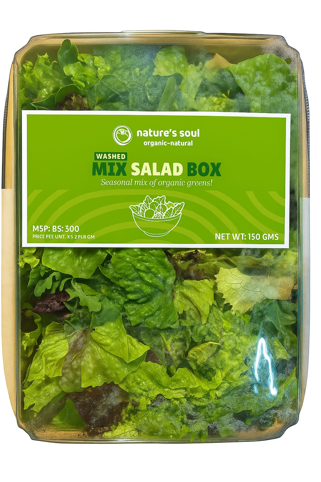 Washed Mix Salad - Fresh - Ready To Eat - Nature&