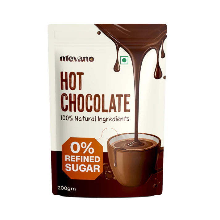 Chocolate | Hot Chocolate – No Refined Sugar, No Artificial Flavours, No Preservatives-Mevano – 200gm