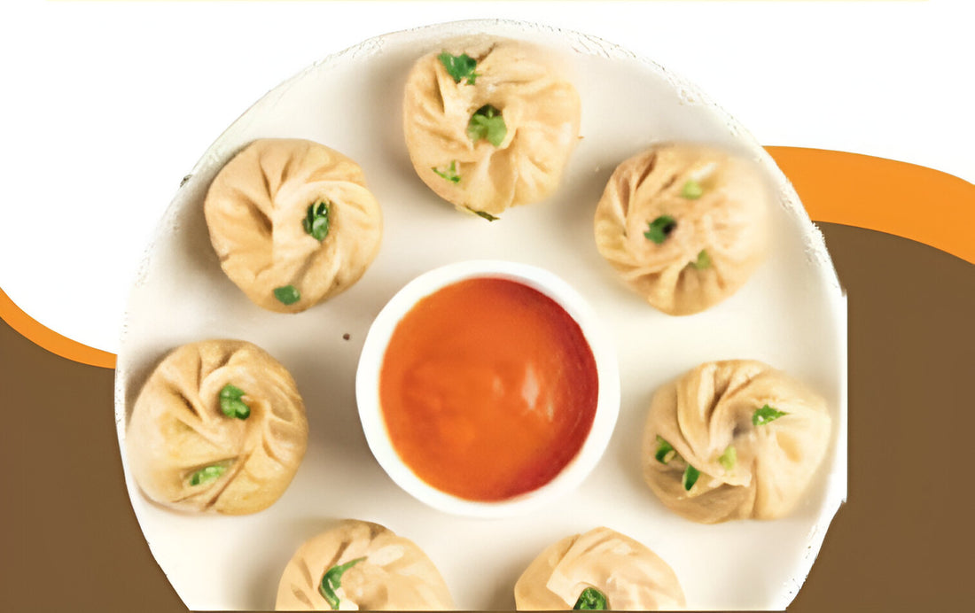 Momos | Chicken Momos - Gluten Free, No Refined Flour, No Preservatives & No Flavour Enhancers – Nature’s Soul – Box of 12