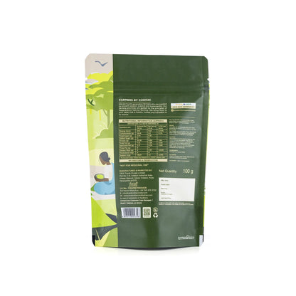 Moringa Powder | Drumstick Leaves Powder - Lab Tested - Naturally Dried - High In Vitamin C, Chemical Free &amp; No Added Preservatives - Two Brothers - 100gm