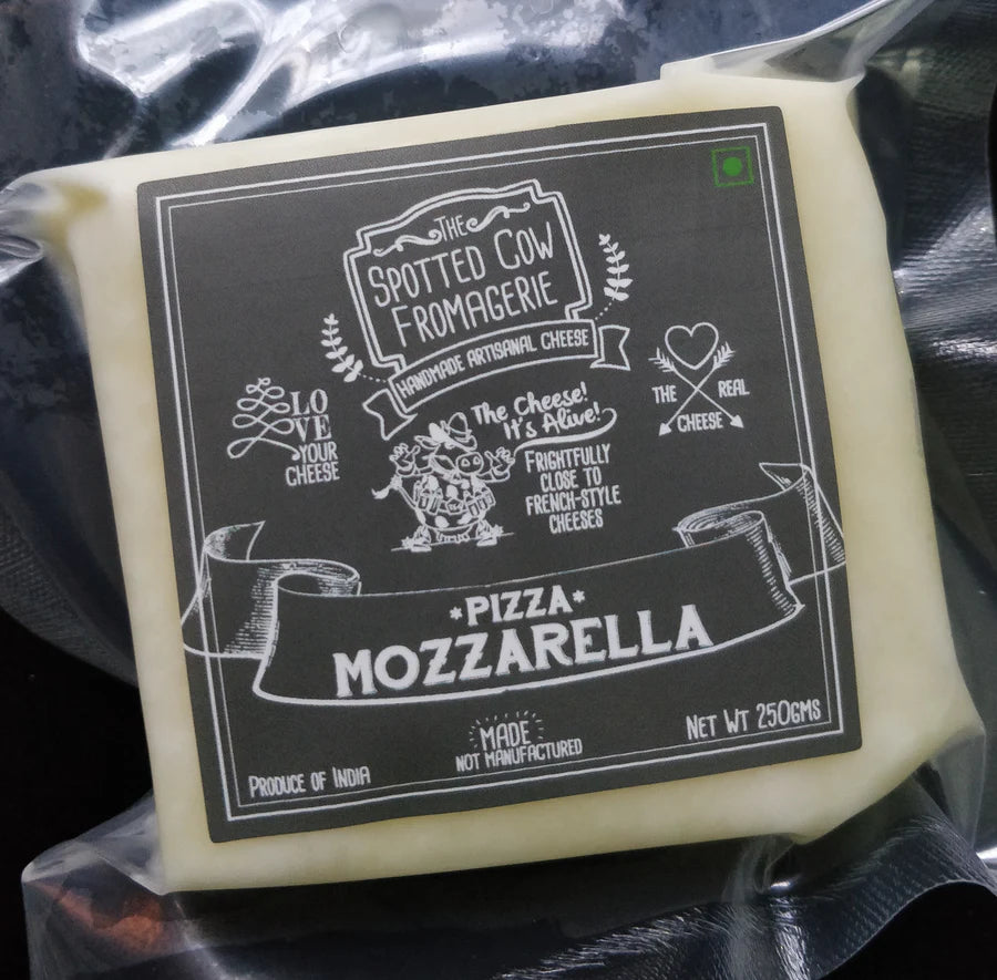 Pizza Mozzarella Cheese - Spotted Cow Fromagerie - 250gm