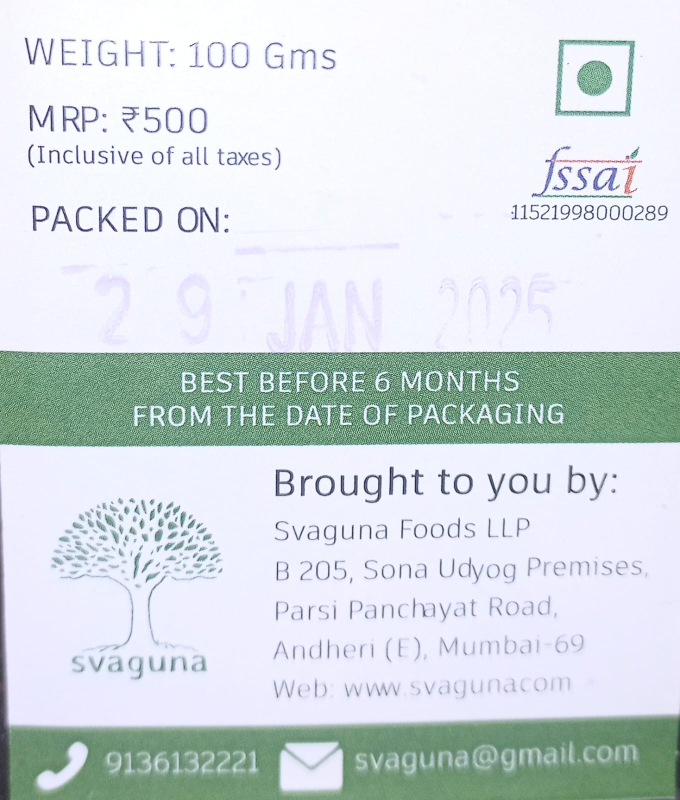 Mulberry | Sun Dried – No Preservatives &amp; No Artificial Coloring – Svaguna – 100gm