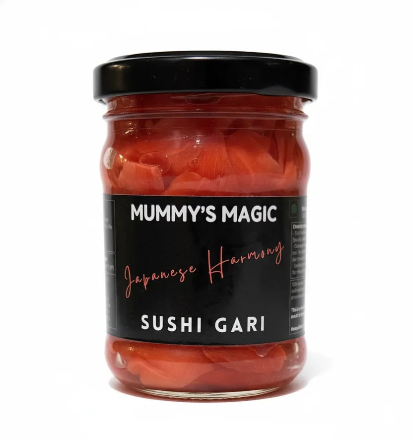 Sushi Gari (Japanese Harmony) - Vegan, Gluten-Free,Digestive Aid, -Handcrafted flavour - No Preservatives or artificial additives – Mummy&