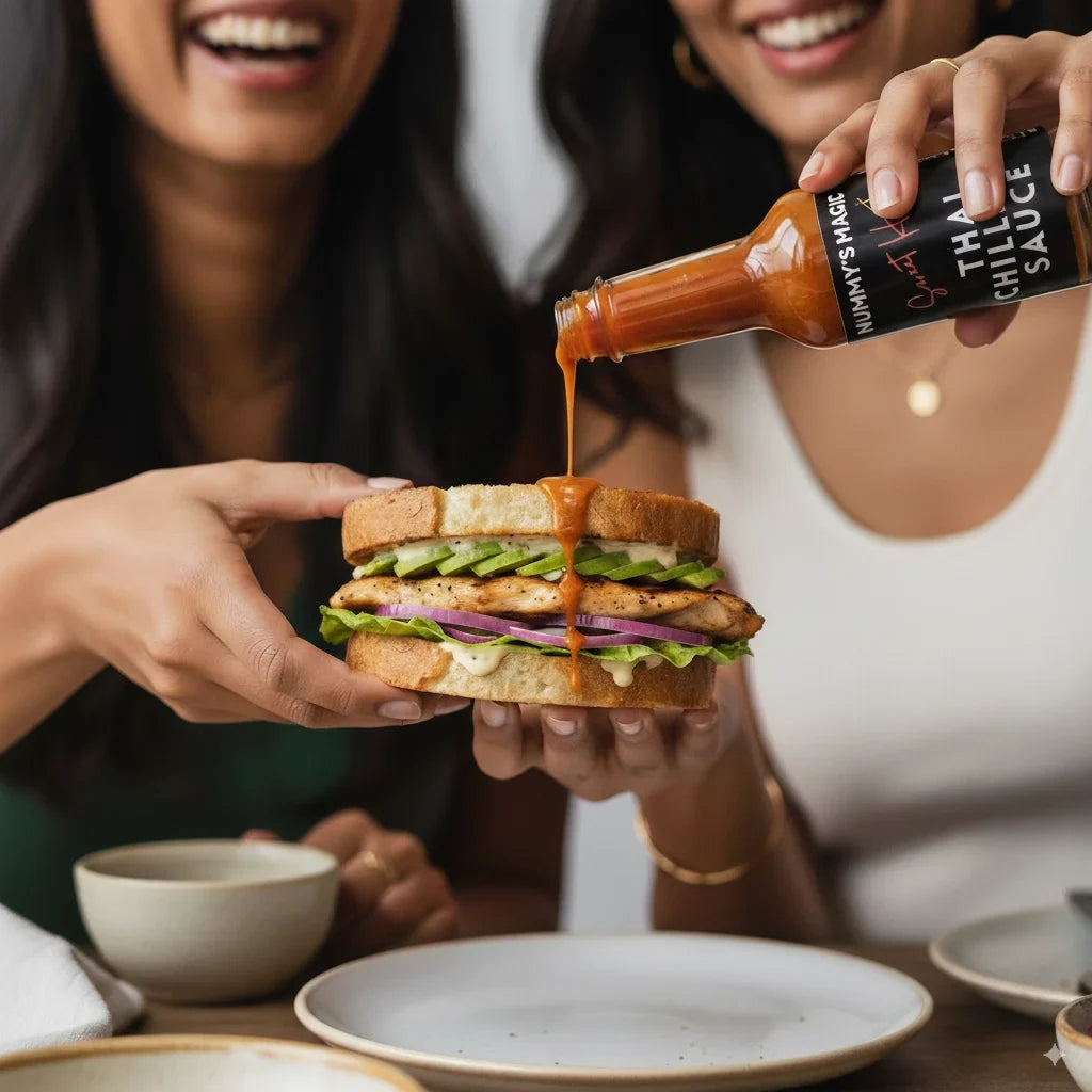 Sauce |Thai Chillman Sauce - Vegan -Handcrafted flavour - No Preservatives or Artificial additives -No MSG ,No Artificial Colours– Mummy&