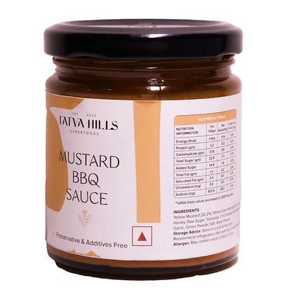 Sauce | Mustard BBQ Sauce – No Added Preservatives &amp; Additives Free – Tatva Hills – 180gm