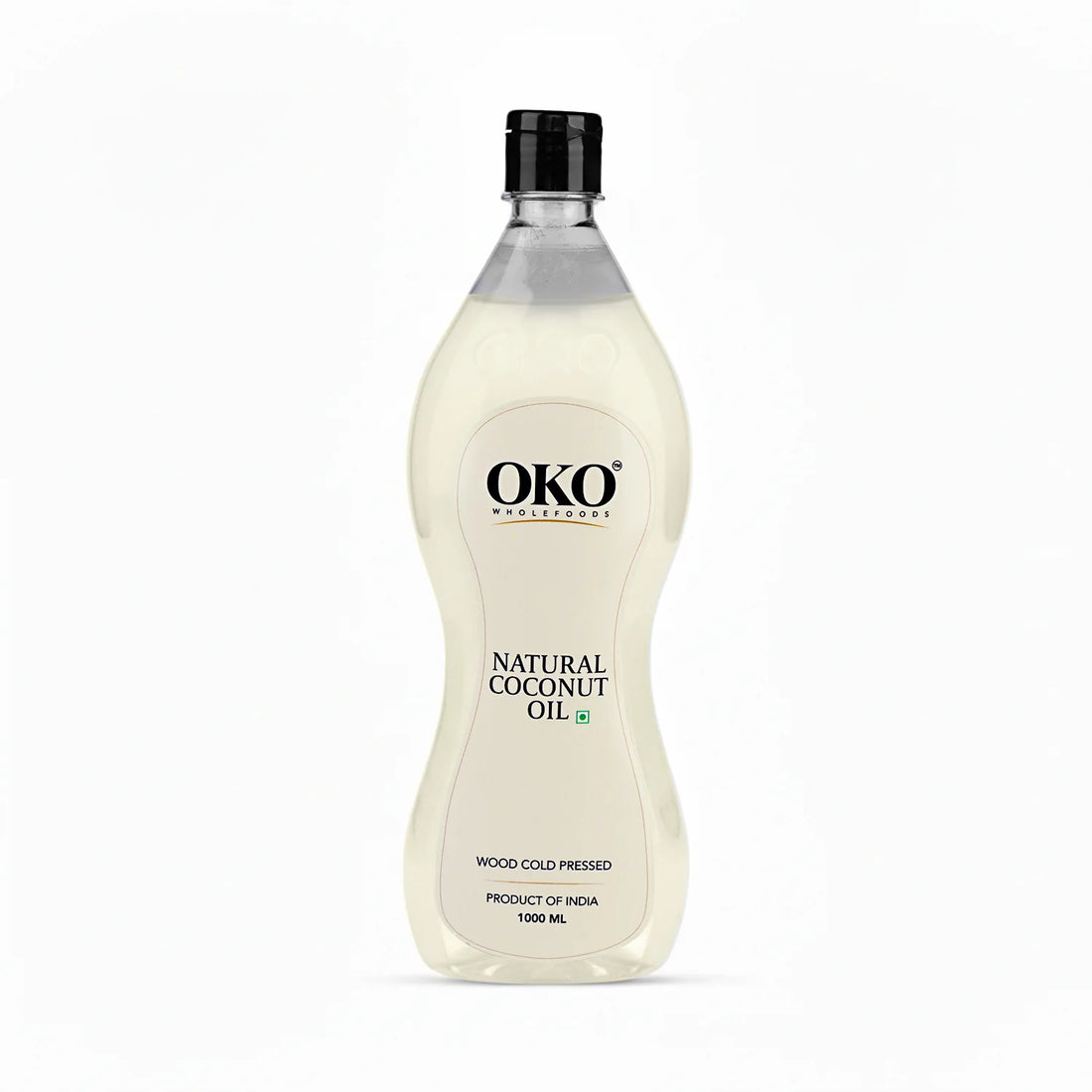 Coconut Oil | Wood Cold Pressed Natural Coconut Oil - No Preservatives , NO Trans Fat - OKO Whole Food - 200ml