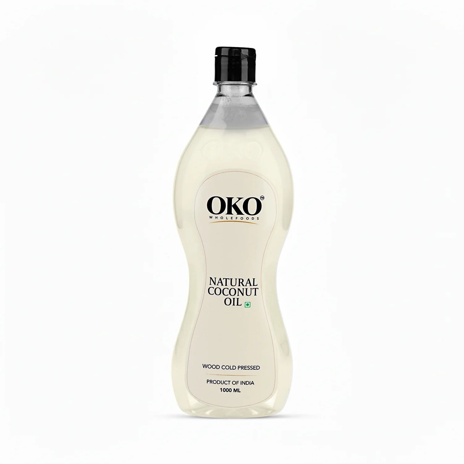 Coconut Oil | Wood Cold Pressed Natural Coconut Oil - No Preservatives , NO Trans Fat - OKO Whole Food - 200ml