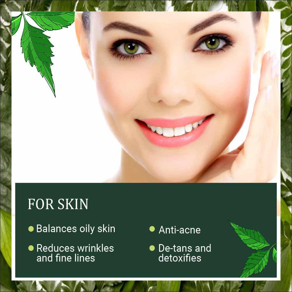 Face Pack | Neem Leaf Face Pack Powder - Organic Azadirachta Indica - For Face &amp;amp; Skin - USDA Organic - Vegan &amp;amp; No Added Chemicals - Indus Valley – 200gm