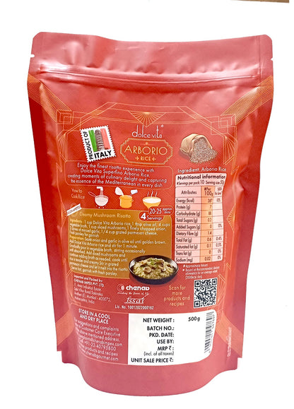 Arborio Rice | For A Classic Risotto – Dolce Vita – 500gm