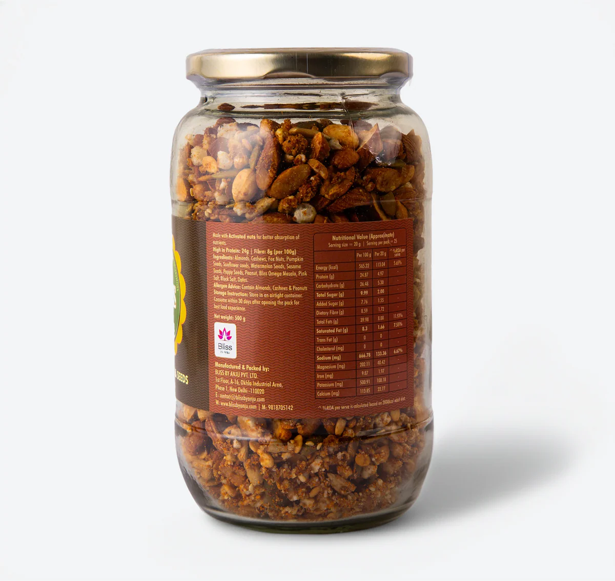 plant based nuts and seeds Omega 3 Nuts & Seeds Trail Mix | Plant Based Whole Food