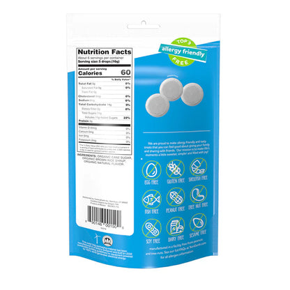 Candy | Peppermint Hard Candy - USDA Organic - Vegan, Gluten Free, Non GMO &amp; No High Fructose Corn Syrup Or No Artificial Dyes - Yum Earth - 93.6gm