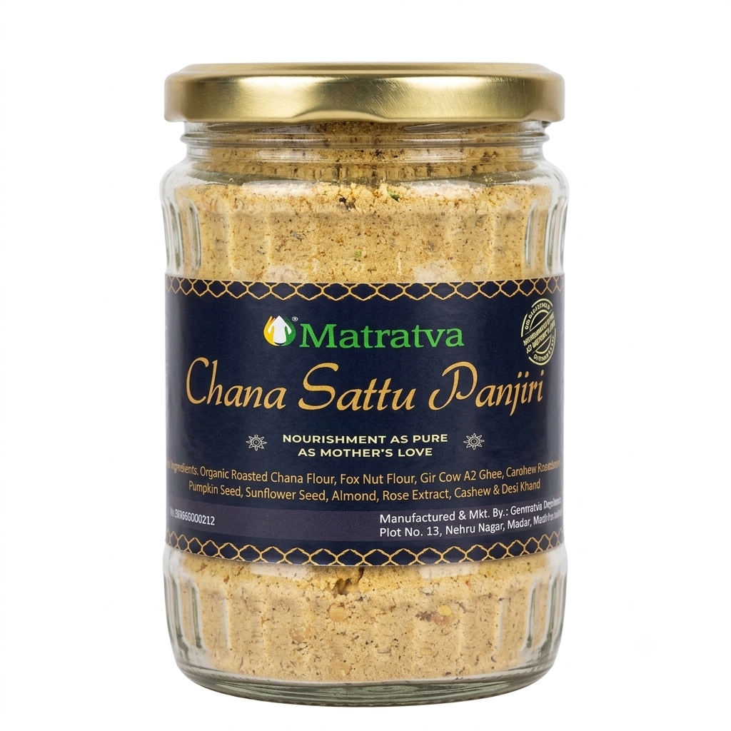Panjiri | Chana Sattu Panjiri - Natural- No Preservatives - Matratva- 450gm