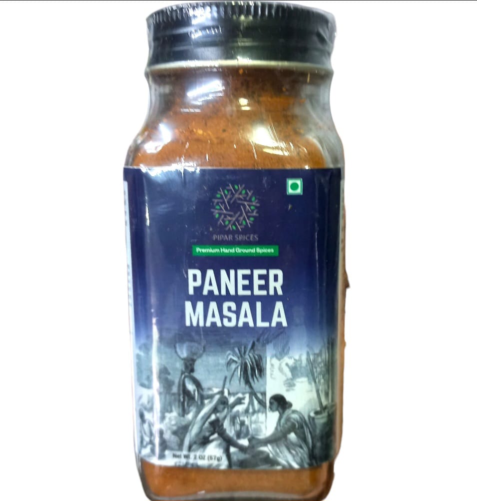 Paneer Masala | Premium Hand Ground Spices - No Added Chemicals & No Added Preservative - Pipar Spices - 57gm