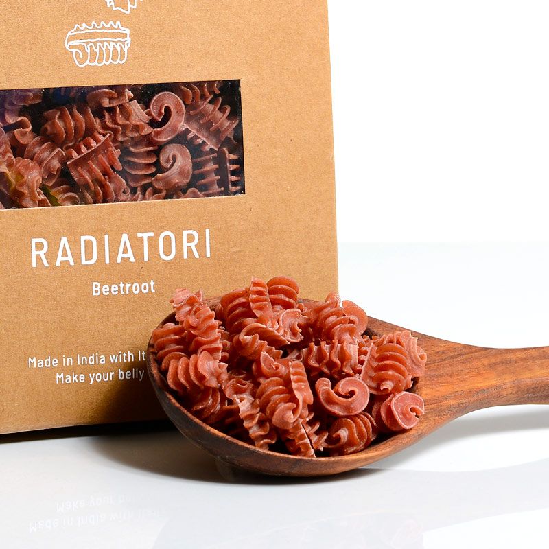 Pasta | Radiatori Pasta (Beetroot) – Handcrafted - Gastronomica – 250gm