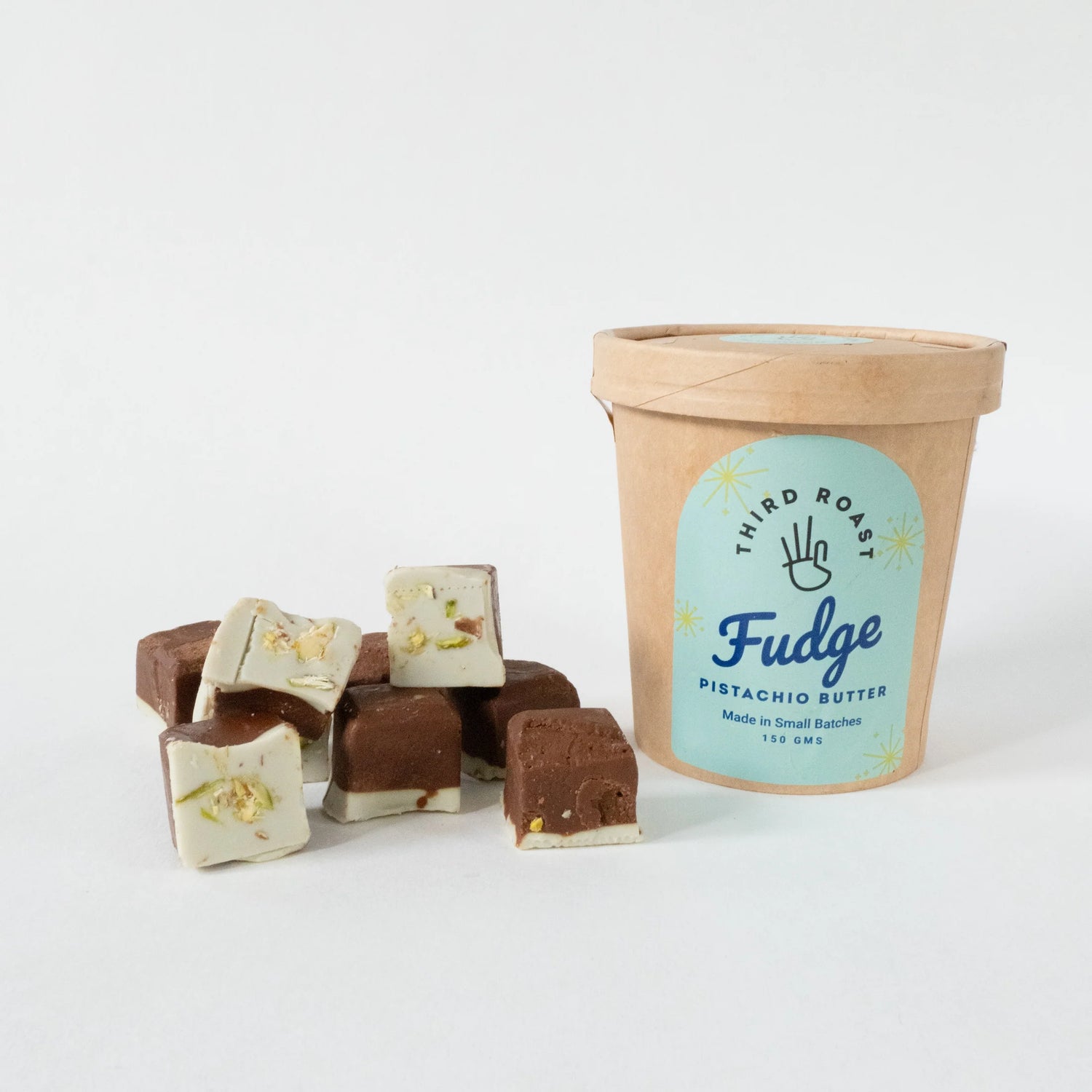 Fudge | Pistachio Butter Fudge - Made in Small Batches - Third Roast - 150gm