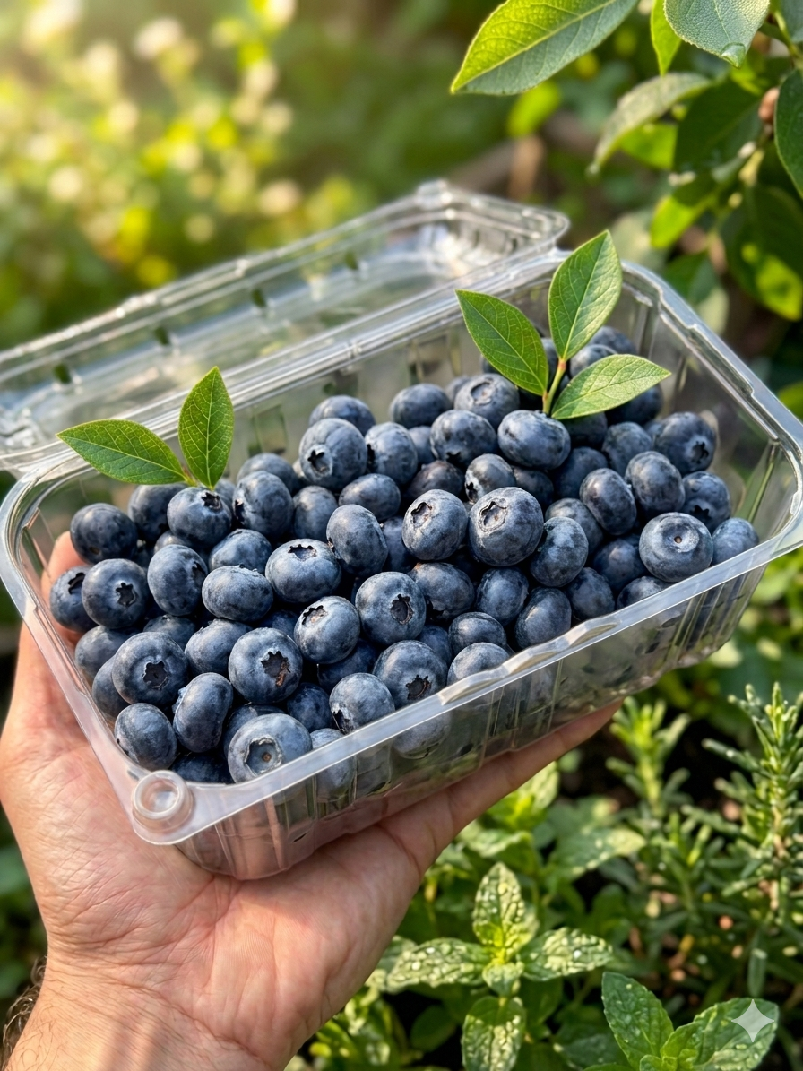 Blueberry | Jumbo Family Indian Blueberry – Low In Calories, Rich In Vitamin C &amp; Vitamin K- Chhindwara, Madhya Pradesh – Naturally Grown - 500gm (Per Box)