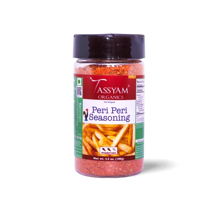 Seasoning | Portuguese Peri Peri Seasoning – Preservative Free– Tassyam Organic – 100gm