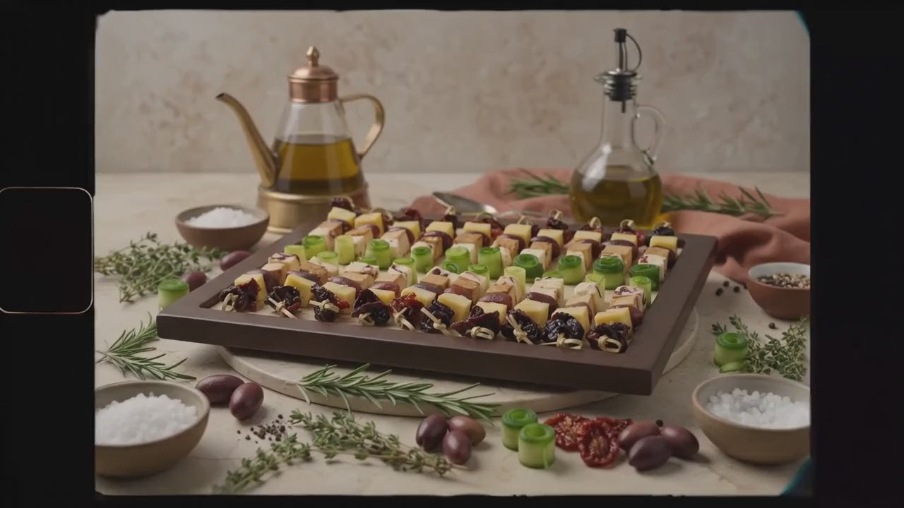 Veg Cranberry &amp; Olive Antipasto Grazing Skewers (20 Grazing Skewers)-Ready To Eat - Veg - Fresh - Made with Organic Ingredients- 6 - 10 Persons