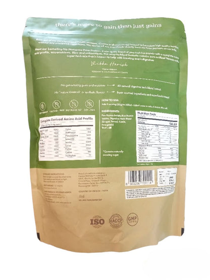 Protein Powder | Plant Protein – No Nonsense - (Classic Unflavored) - 26gm Protein Per Serving –  Gut Friendly, Lactose Free, No Trans Fat, Soy Free, No Added Sugar, Stevia, Gums, Enzymes &amp;amp; No Added Artificial Flavours - Cosmix – 500gm