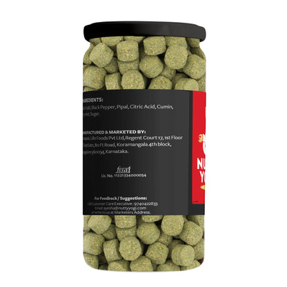 Digestive Pudina-Improves Digestion, Improves Immunity -No preservatives- Nutty Yogi 100gm