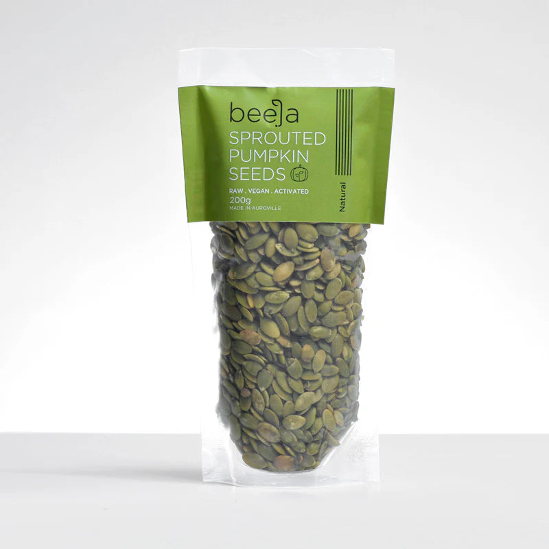 Pumpkin Seeds | Sprouted – Raw – Natural – Vegan – Beeja – 200gm