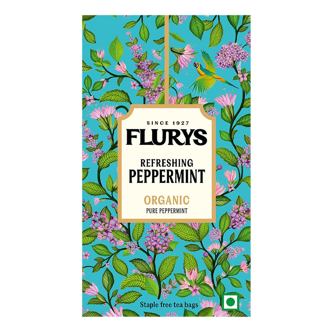 Tea | Refreshing Organic Peppermint Tea with Pure Peppermint - Flurys - 20Tea Bags