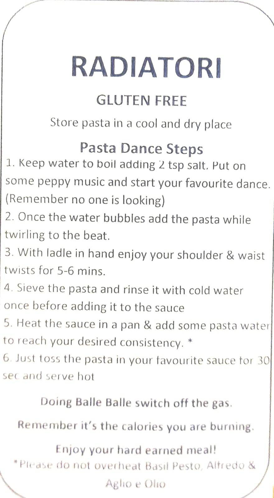 Pasta | Radiatori Pasta - Gluten Free - Our Pasta Lab – 200gm