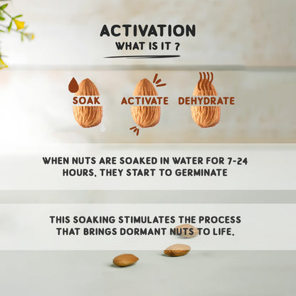 Almond Butter | Activated - Organic &amp; Natural - Vegan &amp; Keto Friendly - Dhatu Organic - 175gm