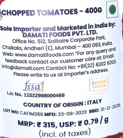 Tomato Puree | Puglia cubes - 100% Italian - No Flavor &amp; No Added Preservatives - Rosso Gargano - 290gm