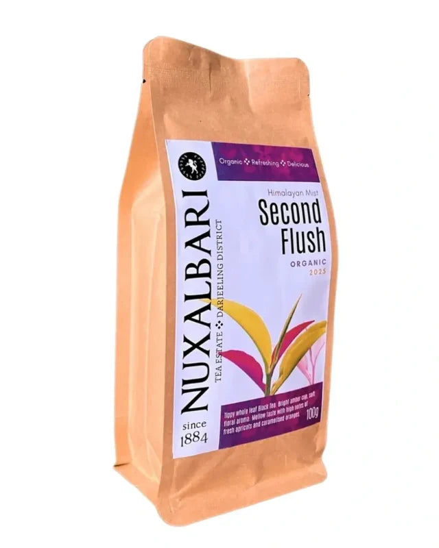 Himalayan Mist Tea - Second Flush -No Additives, Preservatives, or Artificial flavours- Nuxalbari - 100gm