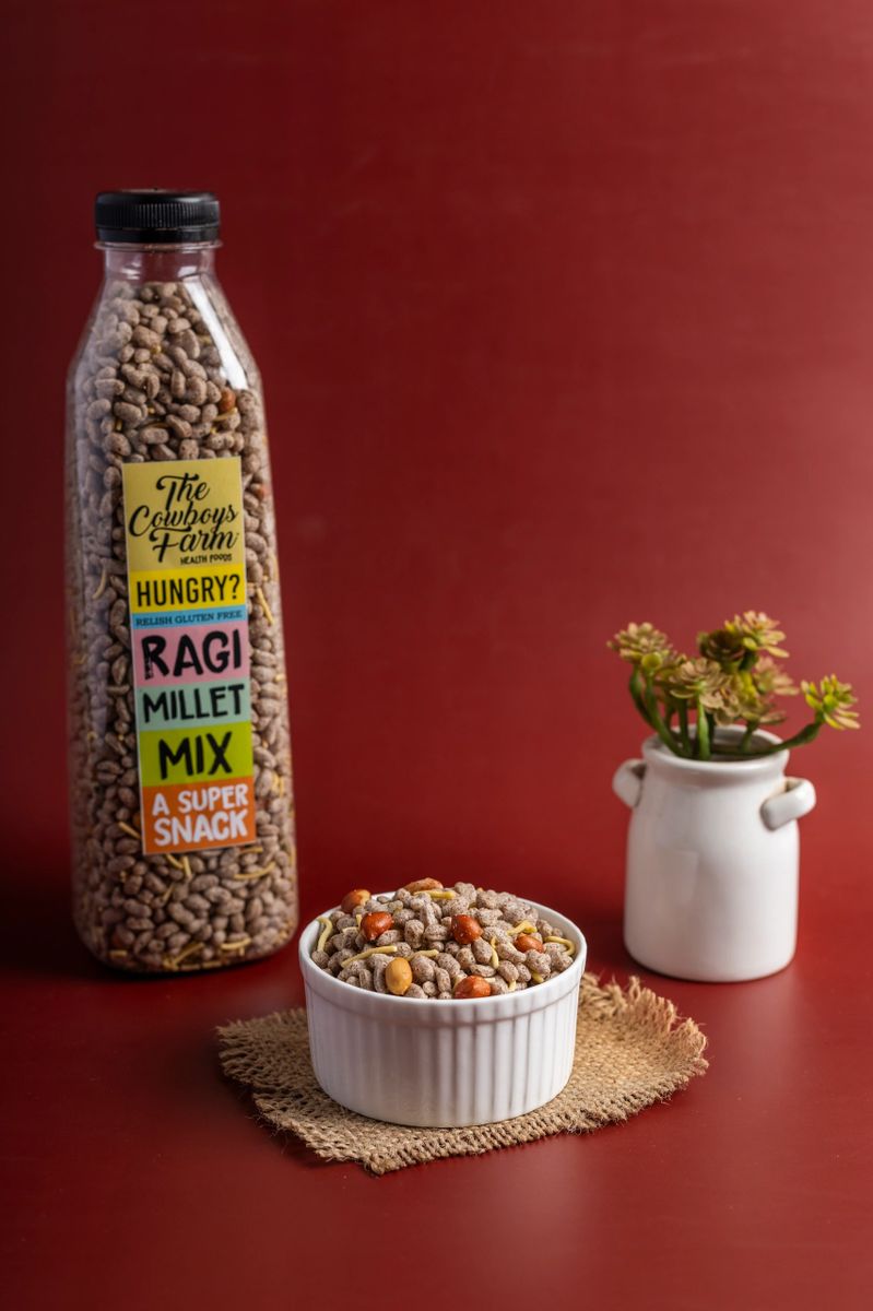 Ragi Millet Mix | Gluten Free &amp; High In Fiber - The Cow Boys Farm - 150gm