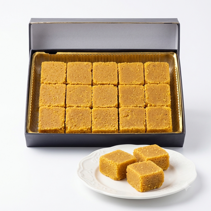 Burfi | Moong Dal Burfi -Gluten Free - Made From 100% Natural Ingredients - No Preservatives &amp; Refined Sugar Free - Nature&