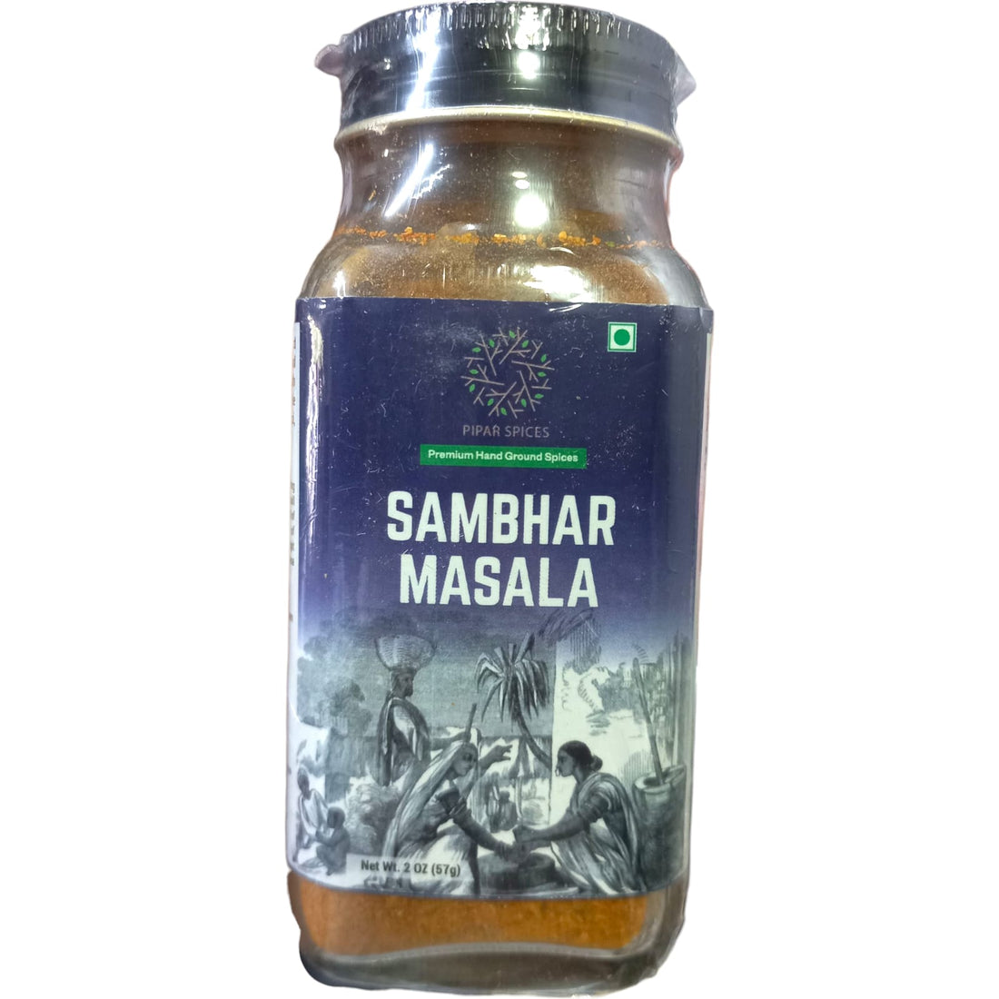 Sambhar Masala | No Added Chemicals &amp; No Added Preservative - Pipar Spices - 57gm