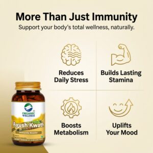 Ayush Kwath (Immunity Boost) -No Artificial Additives- Organic Wellness - 90 Vegetarian Capsules